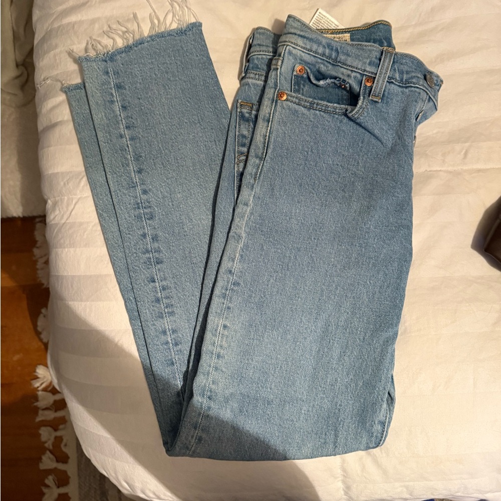 Levi's Light Denim Wedgie Straight Leg Jeans